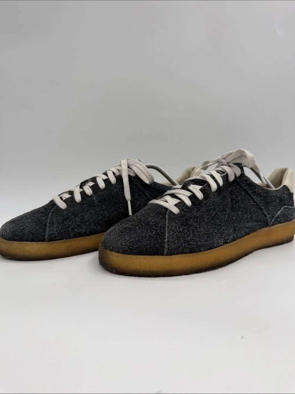 Clarks 1825 Tormatch Light Navy Shaggy Suede Casual Shoes 26162048 Mens Size 10